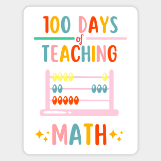 100 days of teaching math- 100 days of school Magnet